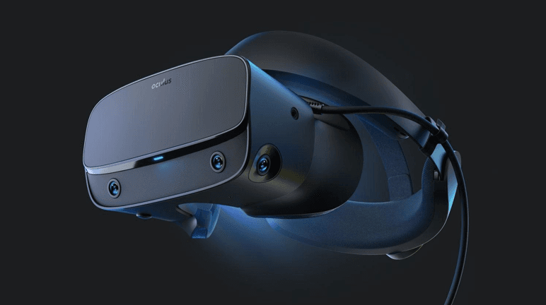 هدست واقعیت مجازی Oculus Rift S برای بازی‌های VR با کامپیوتر؛ دارای ردیابی حرکتی داخلی و طراحی مناسب برای تجربه بازی‌های واقعیت مجازی.