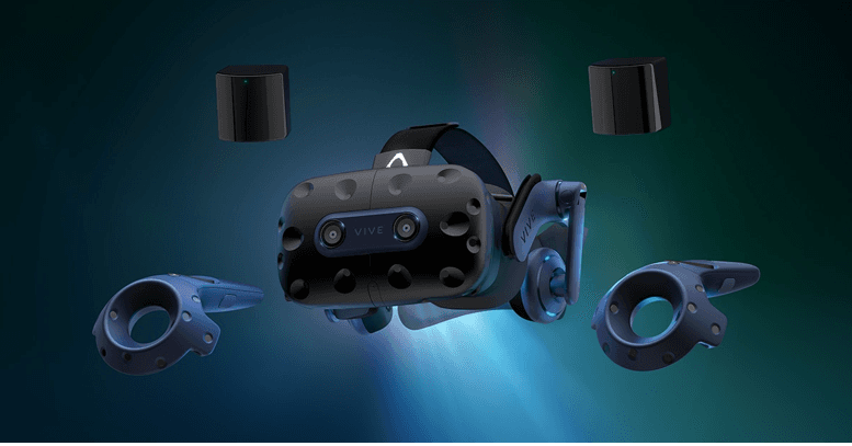 هدست واقعیت مجازی Valve Index همراه با کنترلرهای Knuckles و تجهیزات ردیابی؛ معرفی و بررسی یکی از دستگاه‌های PC VR برای تجربه بازی‌های واقعیت مجازی با کامپیوتر.